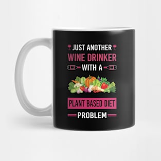 Wine Drinker Plant Based Diet Vegan Vegetarian Veganism Mug